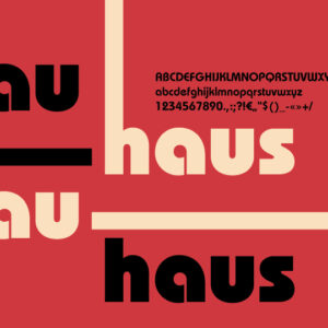 Bauhaus Font