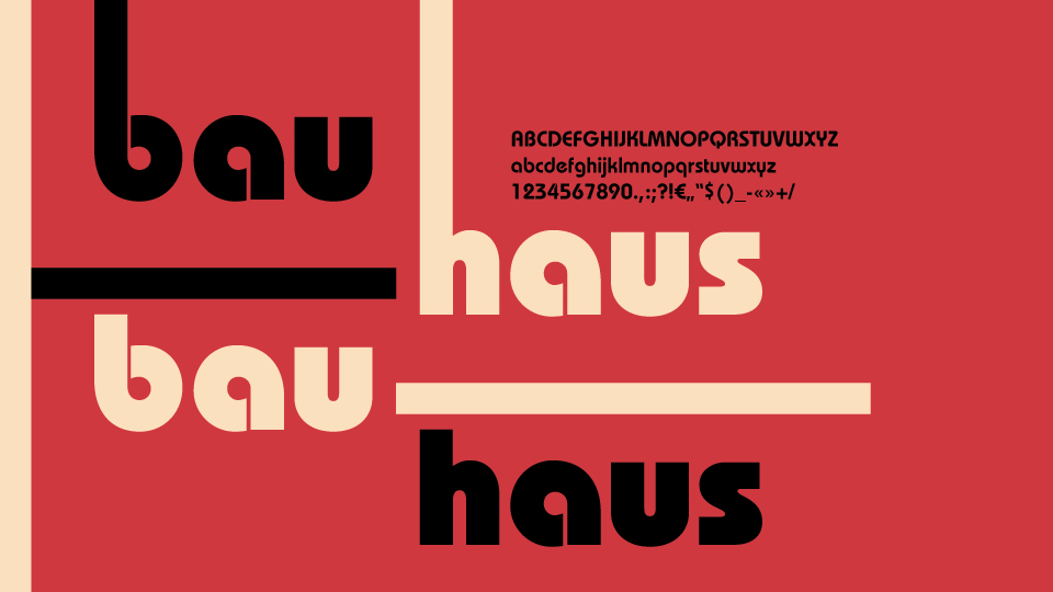 Bauhaus Font