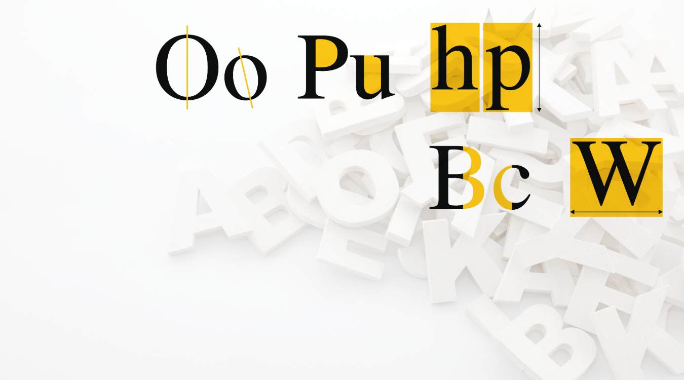 Anatomie der Buchstaben – Das typografische Vokabular verstehen